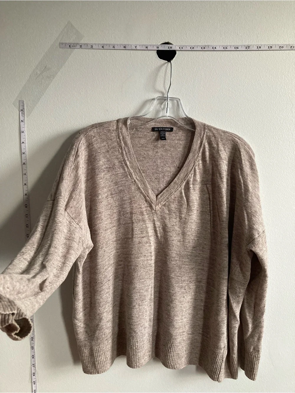 Eileen Fisher Medium Sustainable Organic Neutral Cozy Chic Quiet Luxury Sweater